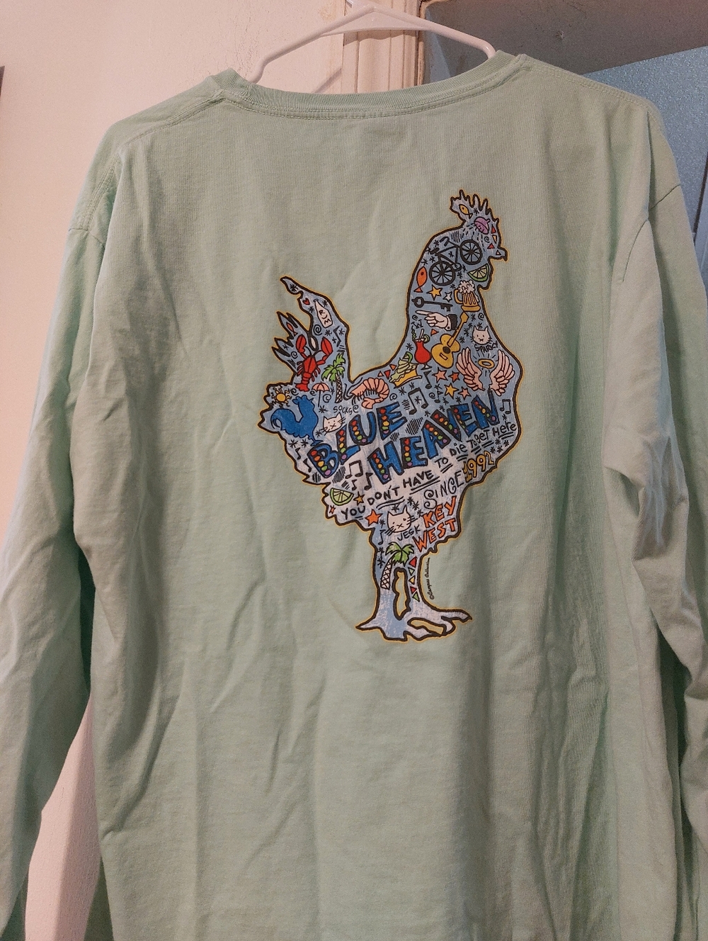 Blue Heaven Key West Tee Large